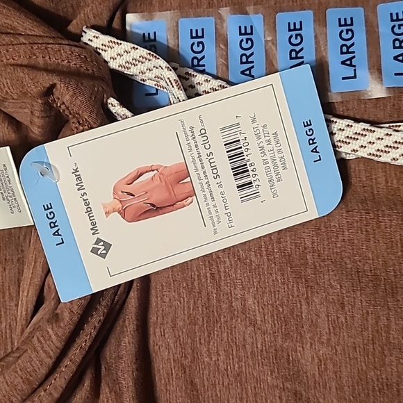 Members Mark womens L Soft Pullover, relaxed fit, 4 way stretch, lightweight NWT - Picture 4 of 9